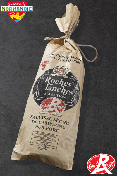 Saucisse sèche de campagne pur porc - 200 g Label Rouge